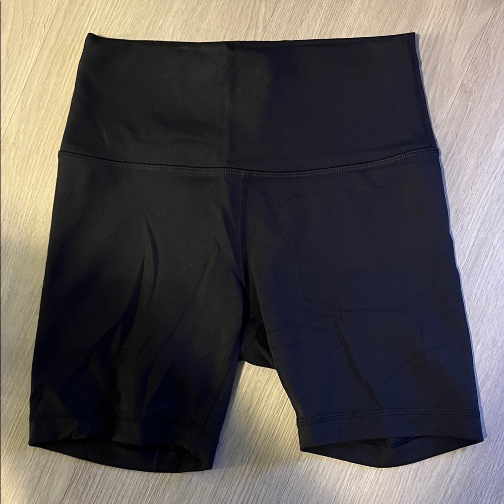 lululemon high waist wunder biker shorts